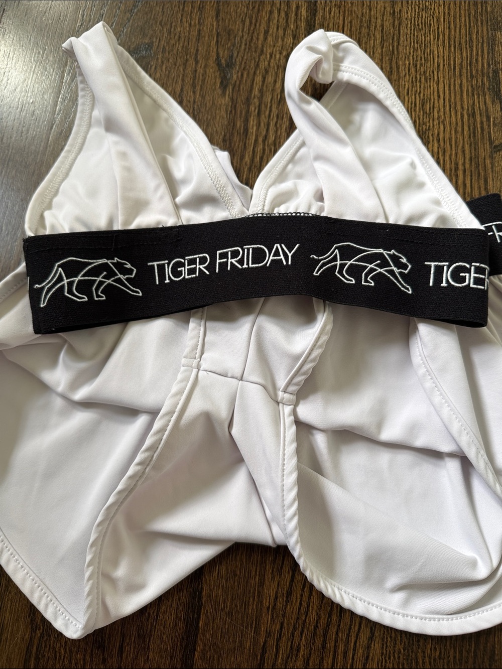 Tiger Friday White Logo Top & Shorts Set Child XL - Picture 4 of 6